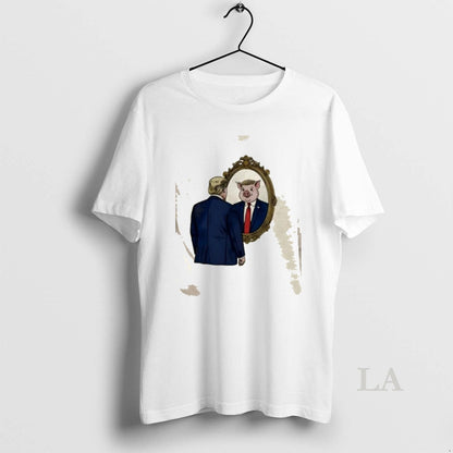 Original Pritzker Quiet Piggy Trump TShirt Classic Art