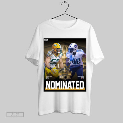 Original Pro Football Hall Fame Clay Matthews And Delanie Walker