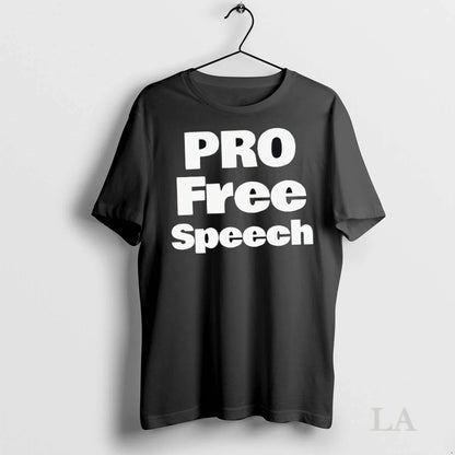 Original Pro Free Speech Bold Text Tee Classic Gift