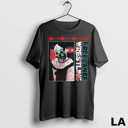 Original Pro Wrestling Tees Store Freelance Jack Clown Shirt Retro Art
