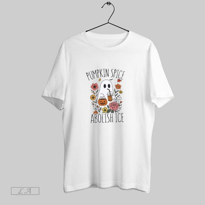 Original Pumpkin Spice Abolish Ice Halloween TShirt Designer Art