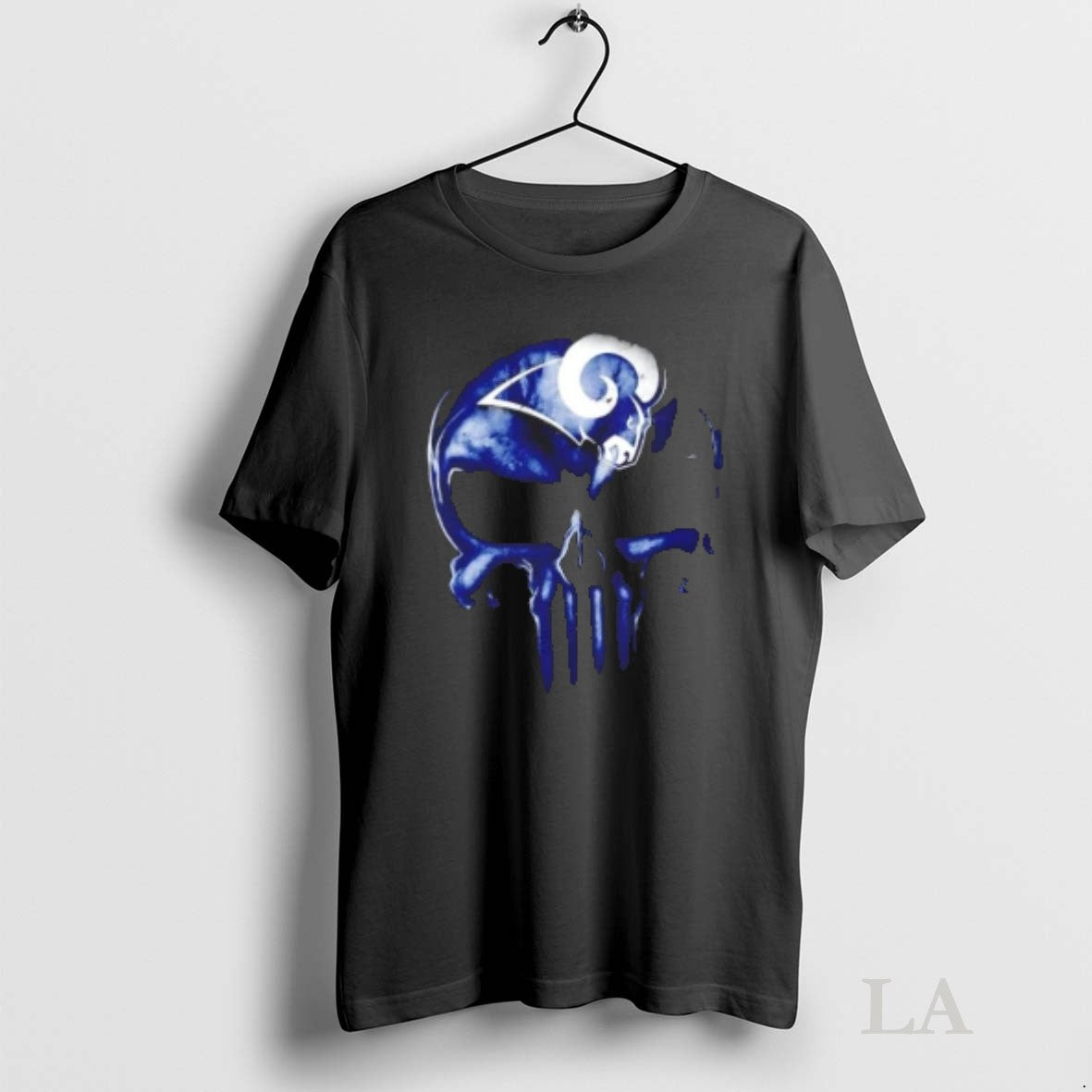 Original Punisher Skull X Los Angeles Rams Football Horror Halloween