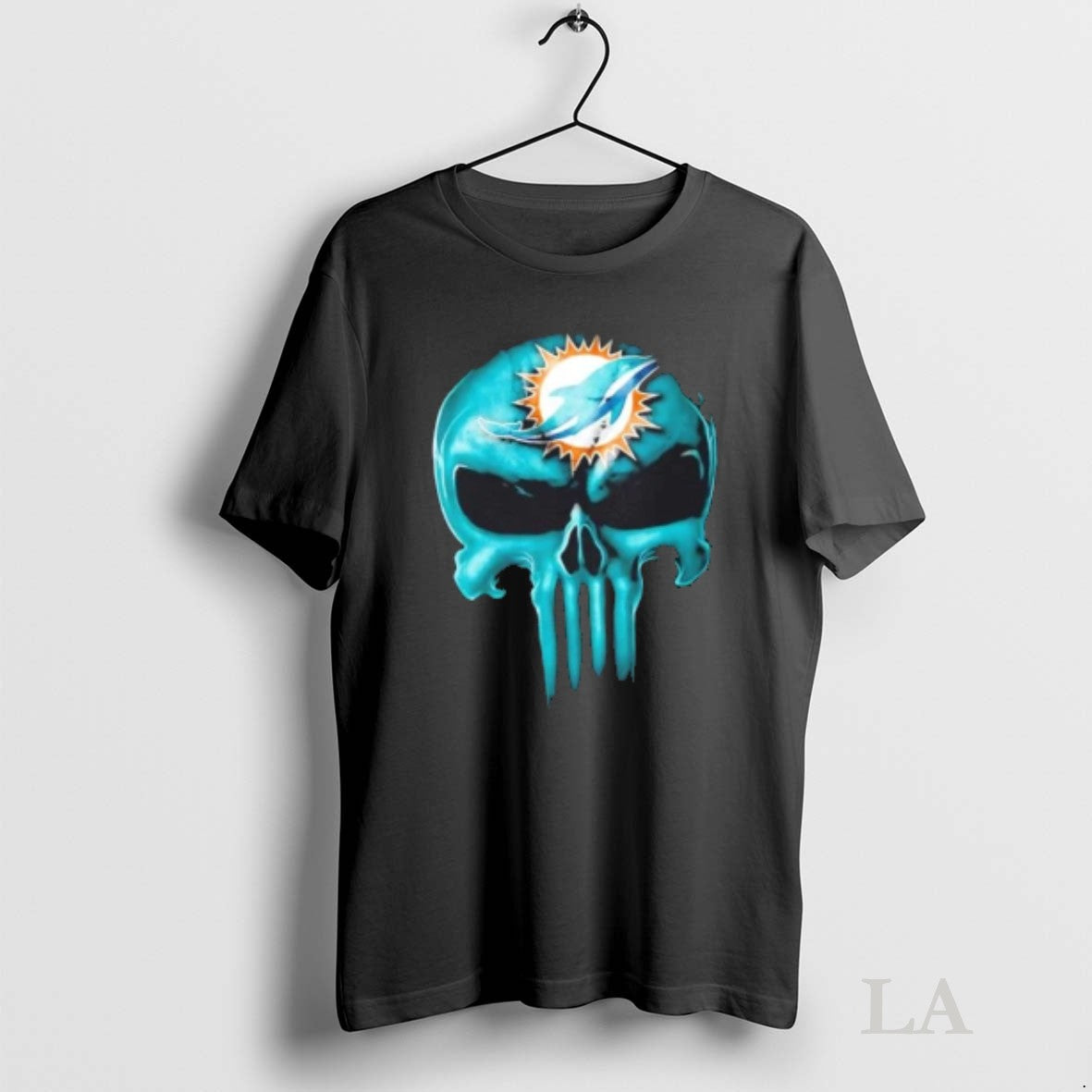 Original Punisher Skull X Miami Dolphins Football Horror Halloween