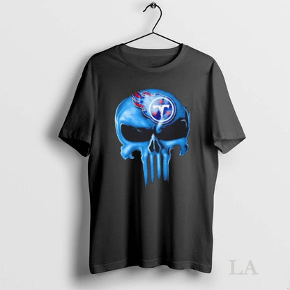 Original Punisher Skull X Tennessee Titans Football Horror Halloween
