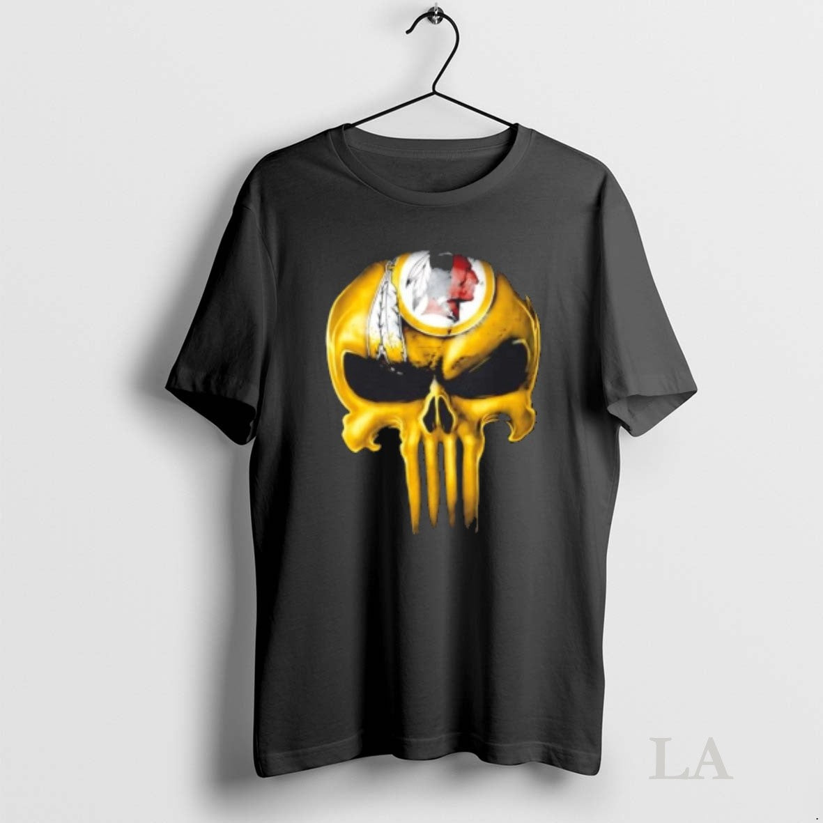 Original Punisher Skull X Washington Redskins Football Horror