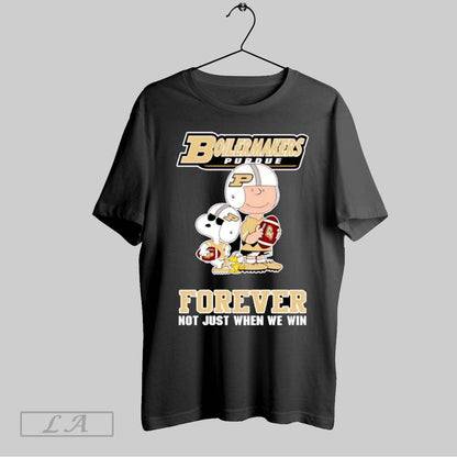 Original Purdue Boilermakers Charlie Brown Cartoon Forever TShirt