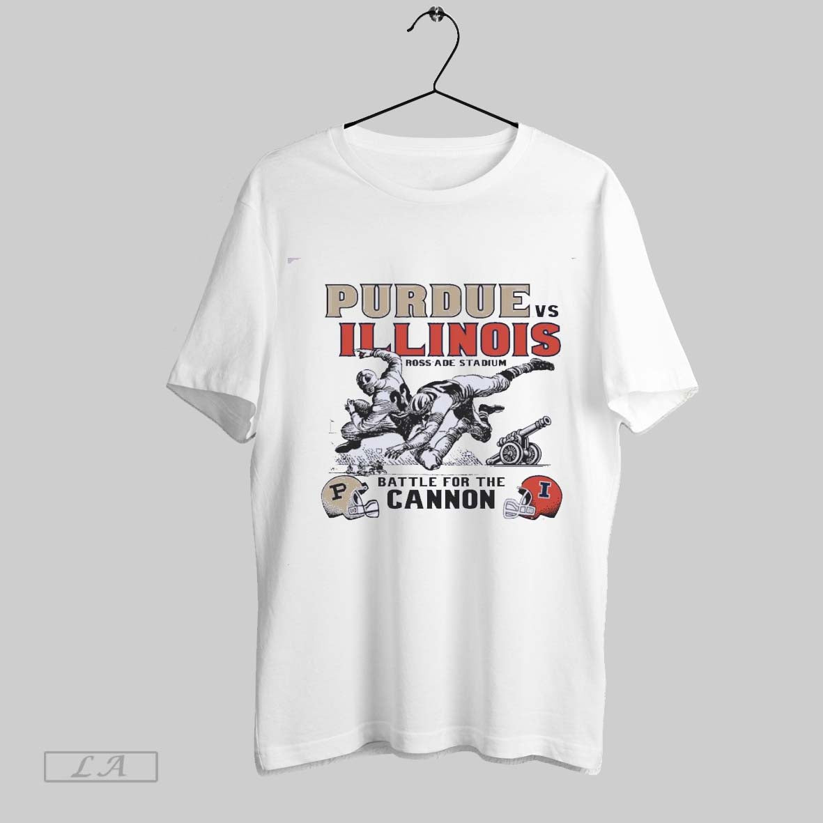 Original Purdue Vs Illinois Gameday Cannon Ross Ade Stadium Tee