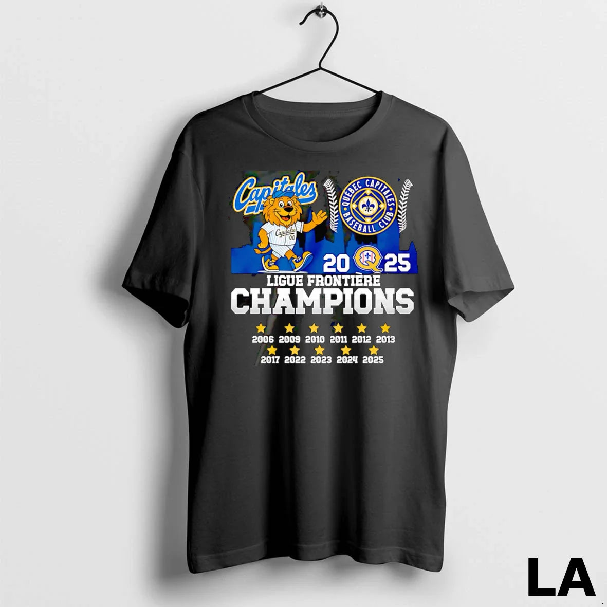 Original Quebec Capitales 2025 Ligue Frontiere Champions Mascot Tank
