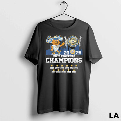 Original Quebec Capitales Baseball 2025 Ligue Frontiere Champions