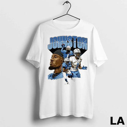 Original Quentin Johnston Los Angeles Chargers Collage Tee Retro