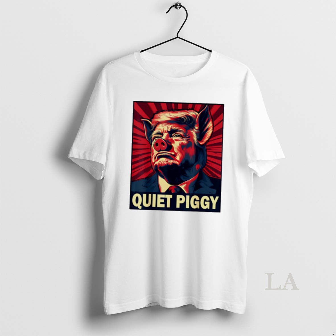 Original Quiet Piggy Trump Meme Sweatshirt Elegant Design