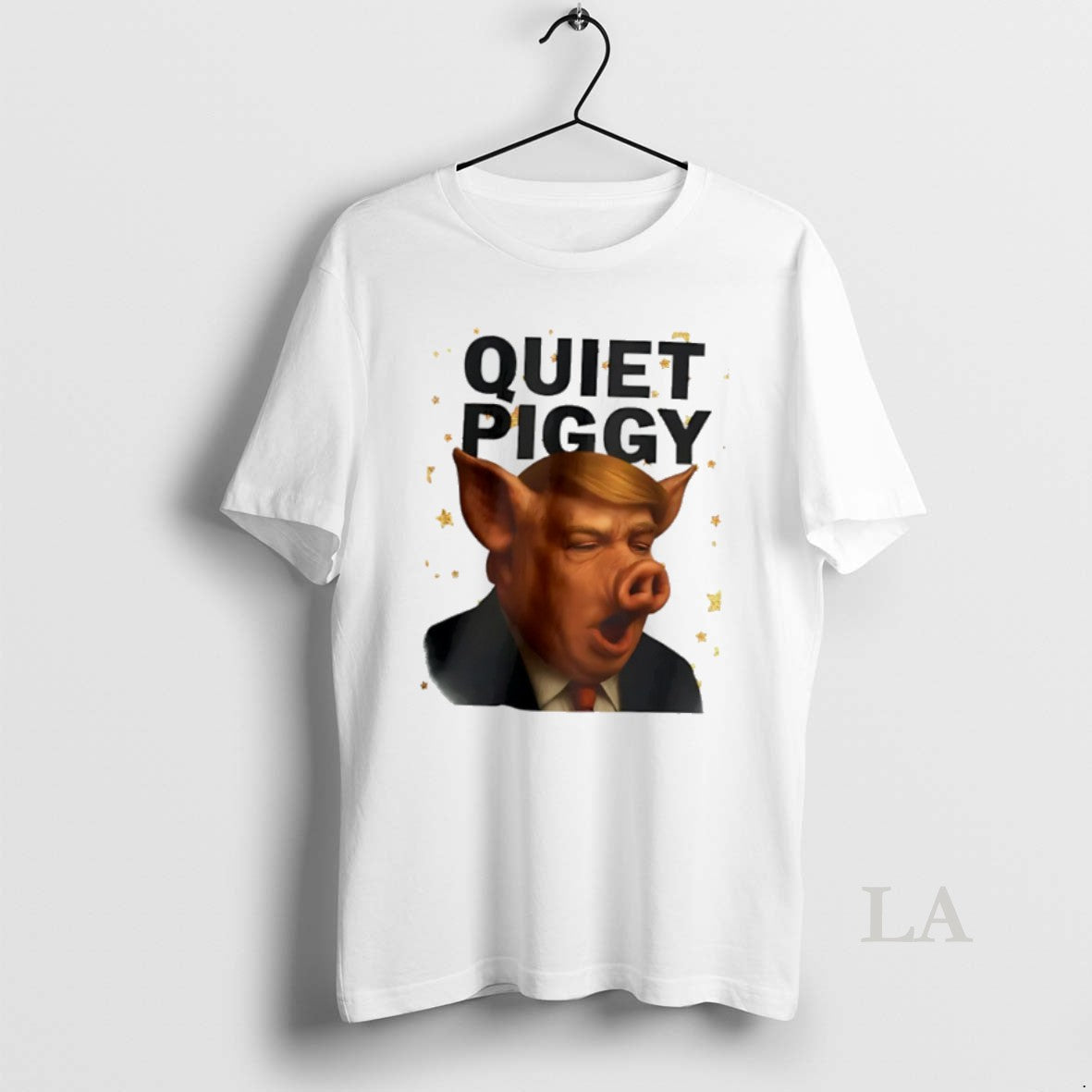 Original Quiet Piggy Trump X Pig Head Meme Long Sleeve Exclusive