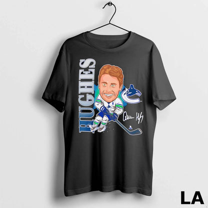Original Quinn Hughes Vancouver Canucks Hockey Caricature Player