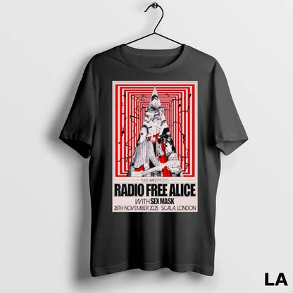 Original Radio Free Alice Nov 26 2025 Scala London Uk Tee Trendy