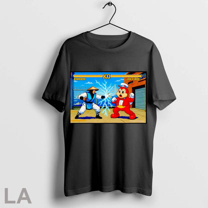 Original Raiden Vs Jollibee Game Tee Stylish Merch
