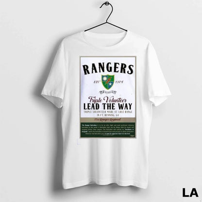 Original Rangers Triple Volunteer Lead Way Triple Volunteer Made Cole