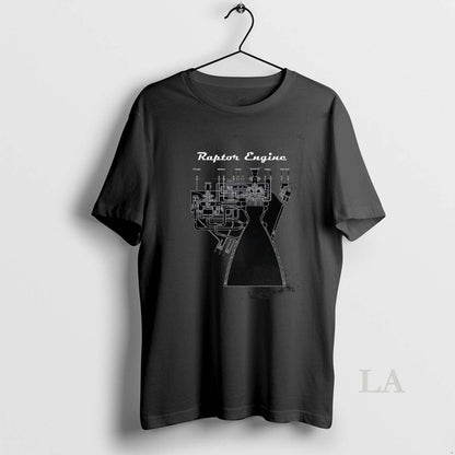 Original Raptor Engine Blueprints Long Sleeve Designer Design