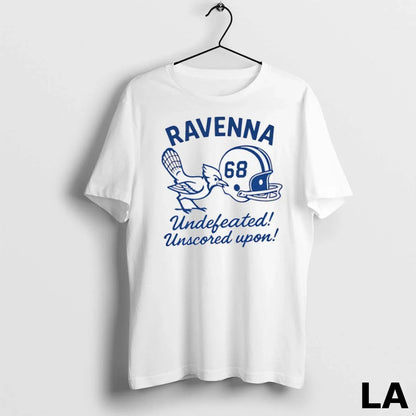 Original Ravenna Football Helmet Undefeated Unscored Upon 1968 TShirt