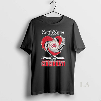 Original Real Love Baseball Smart Love Cincinnati Reds Diamond Heart