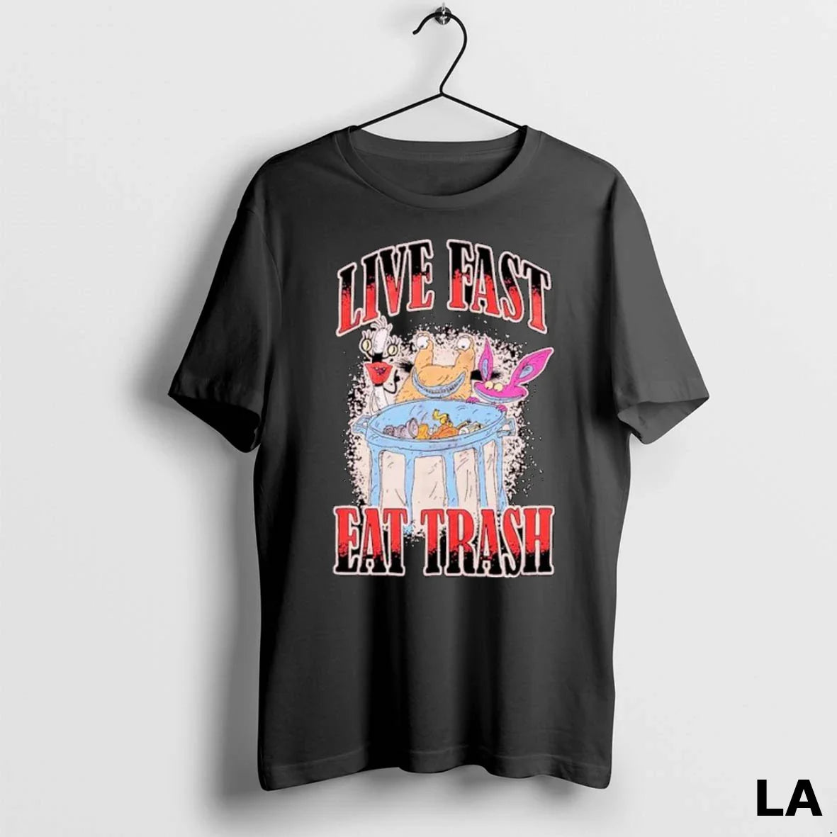Original Real Monsters Live Fast Eat Trash Ornaments Hoodie Authentic