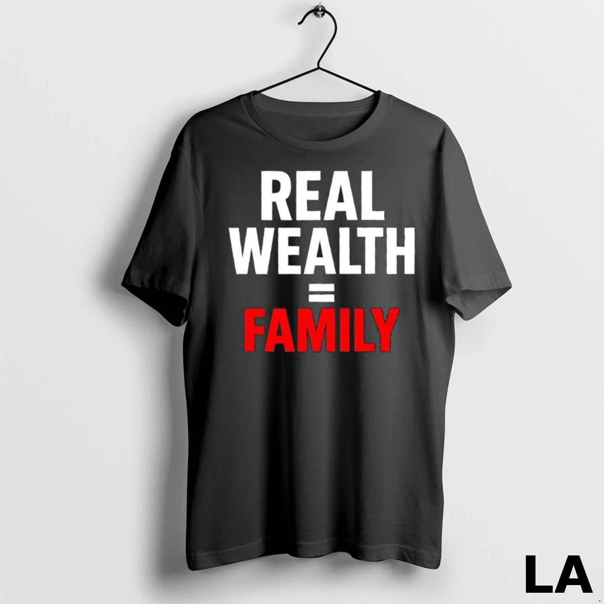 Original Real Wealth Is Family Sweatshirt Retro Style