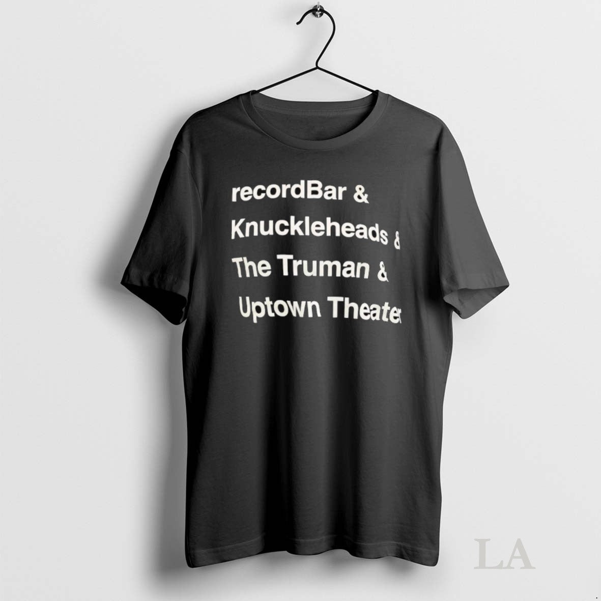 Original Recordbar Knuckleheads Truman Uptown Theater Shirt Retro