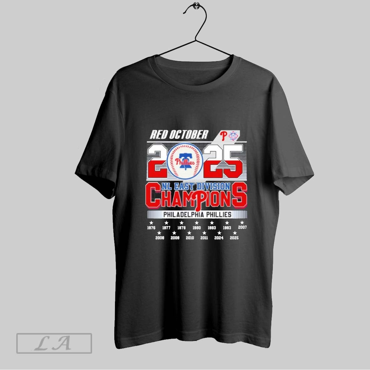 Original Red October 2025 Nl East Division Champions Philadelphia