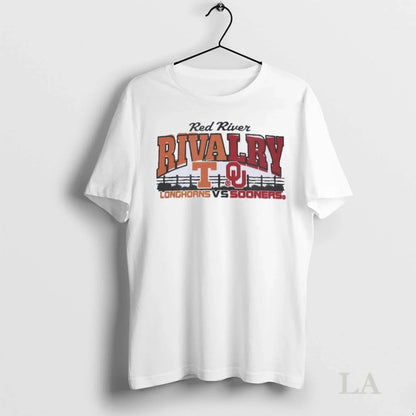 Original Red River Rivalry 2025 Longhorn Vs Sooners Tank Top Retro
