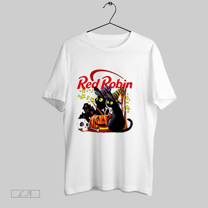 Original Red Robin Black Cat Witch Pumpkin Haunted House Halloween