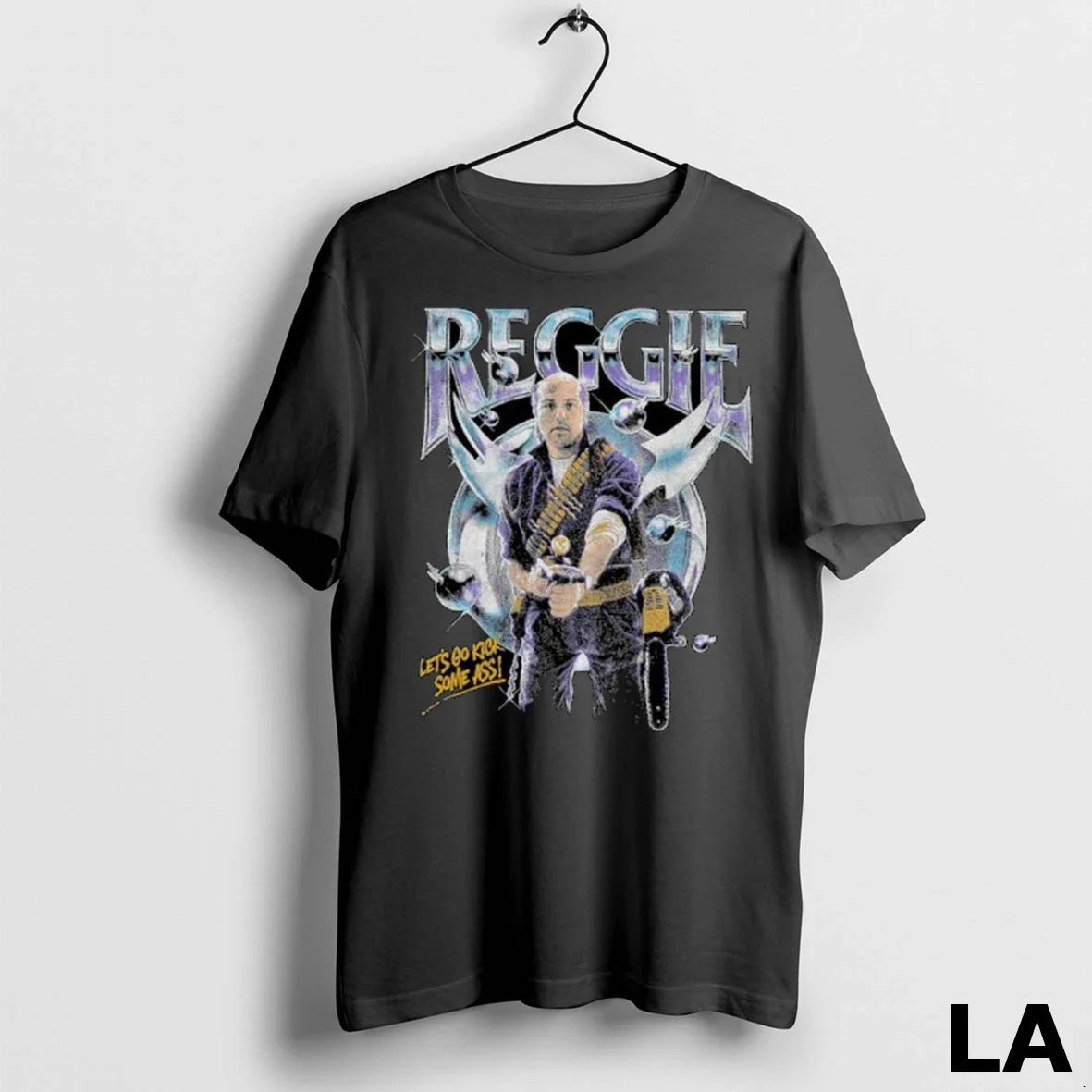 Original Reggie Lets Go Kick Some Ass Ornaments Sweatshirt Modern Art