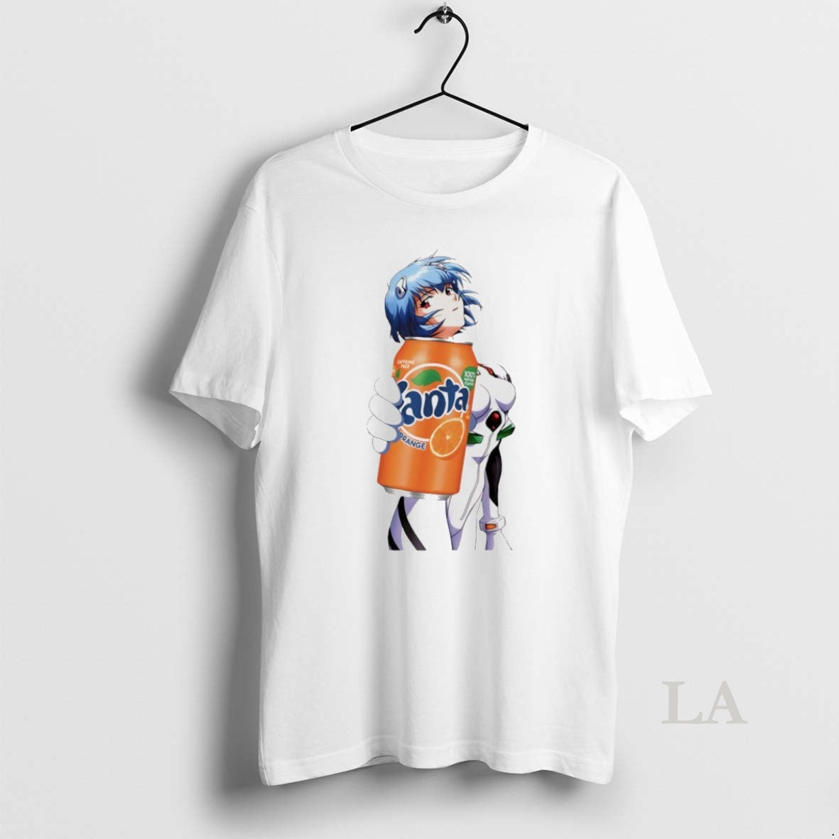 Original Rei Ayanami X Fanta Orange Shirt Trendy Art