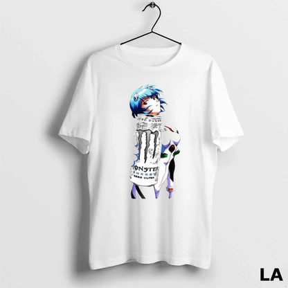 Original Rei Ayanami X Monster Anime Ornaments Sweatshirt Retro
