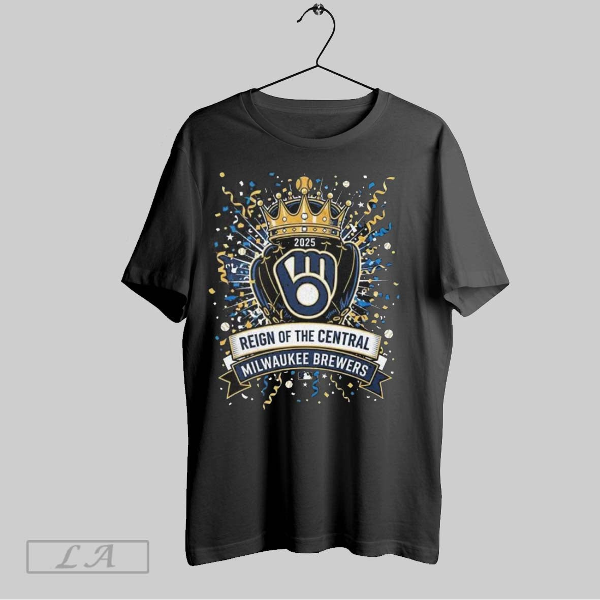 Original Reign Central Milwaukee Brewers 2025 Nl Champions Hoodie