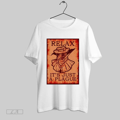 Original Relax Its Just Plague Plague Doctor Sweatshirt Stylish