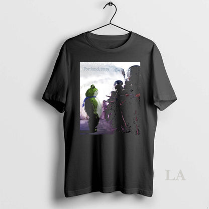 Original Resist Portland 2025 Frog Protest Art Tee Exclusive Apparel
