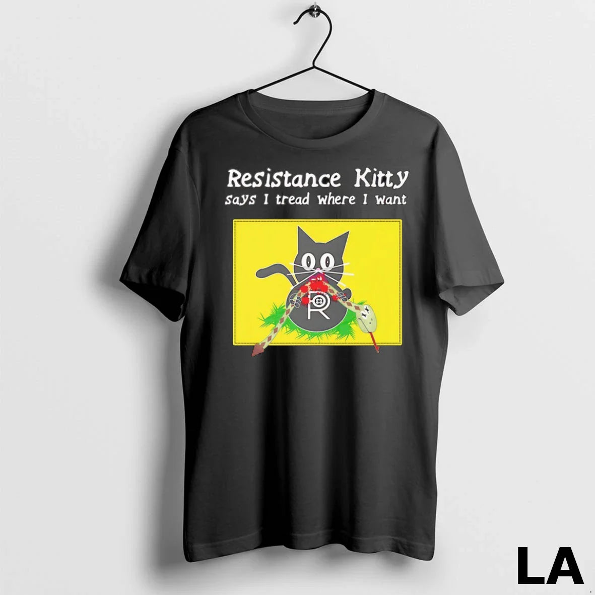 Original Resistance Kitty Says I Tread Where I Want Long Sleeve