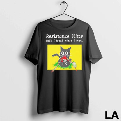 Original Resistance Kitty Says I Tread Where I Want Long Sleeve