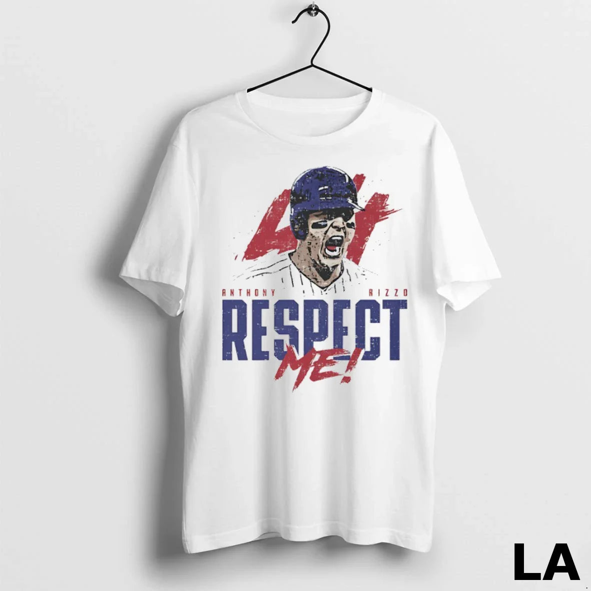 Original Respect Me Anthony Rizzo Chicago Cubs Baseball Long Sleeve