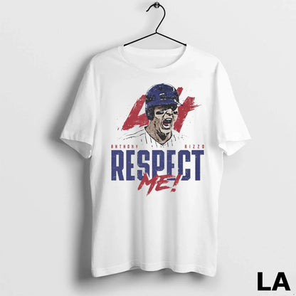 Original Respect Me Anthony Rizzo Chicago Cubs Baseball Long Sleeve