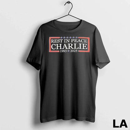 Original Rest Peace Charlie Kirk 1993 2025 Usa Long Sleeve Unique Art