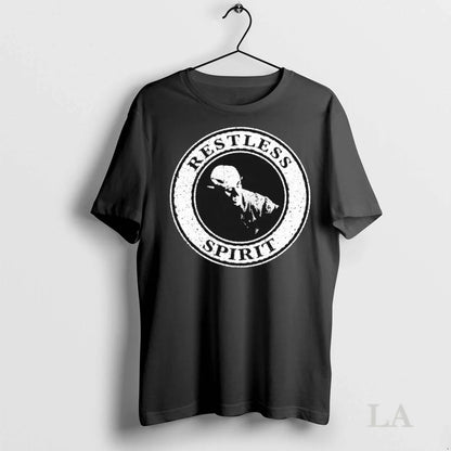 Original Restless Spirit Circle Logo Hoodie Elegant Merch