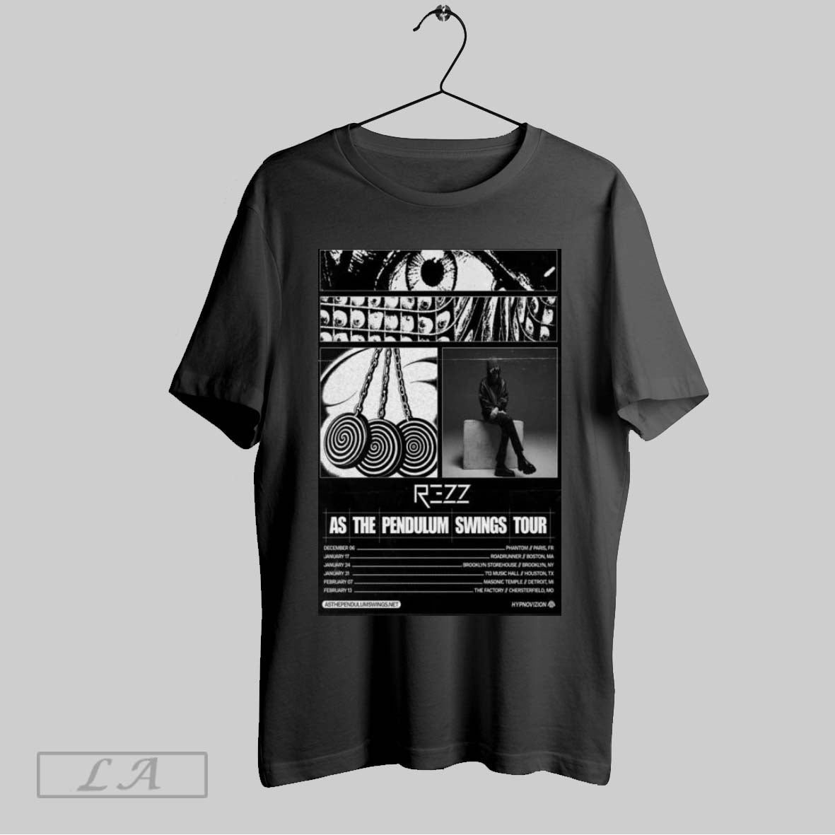 Original Rezz As Pendulum Swings Tour 2025 Long Sleeve Retro Gift