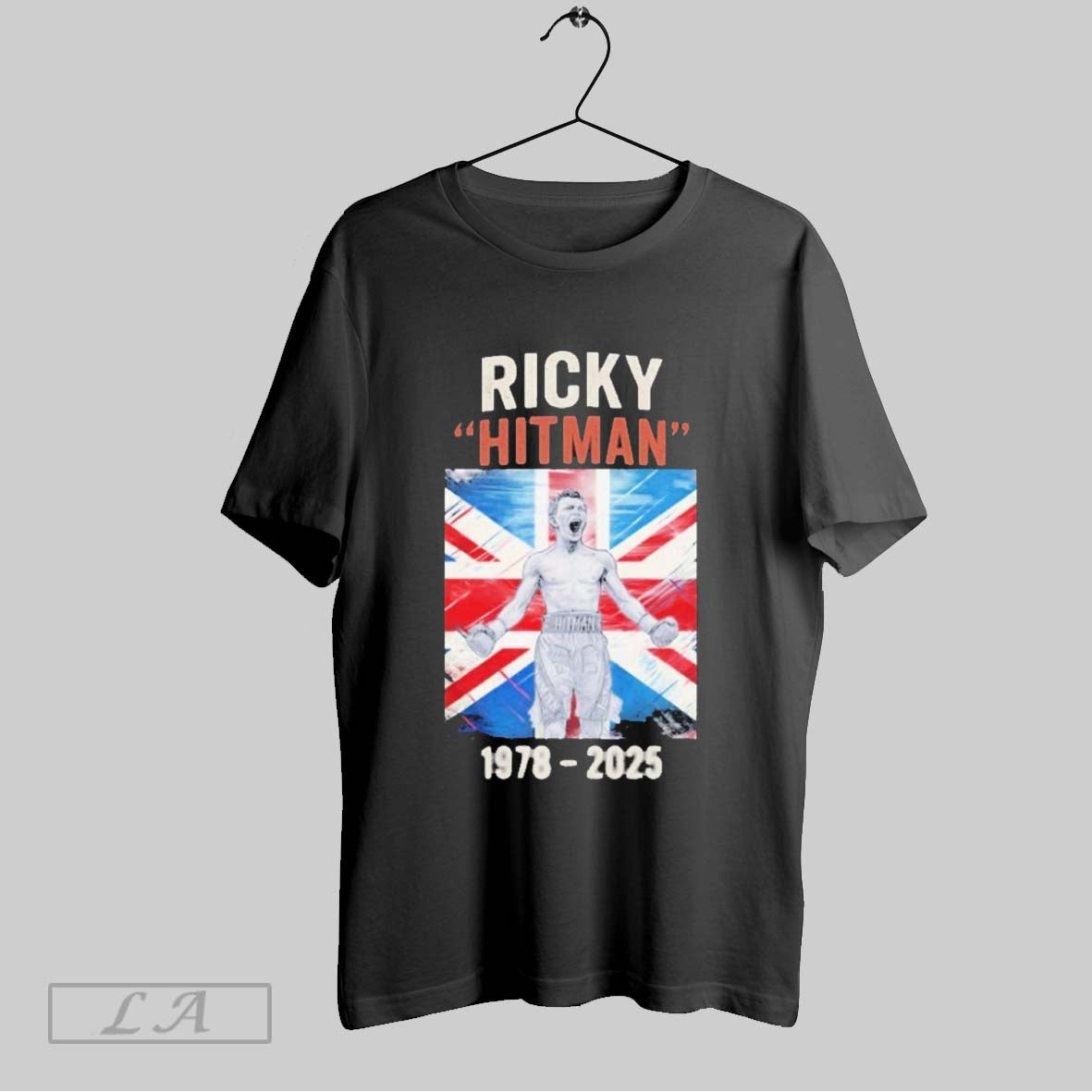 Original Ricky Hatton 1978 2025 Ricky Hitman British Flag Shirt
