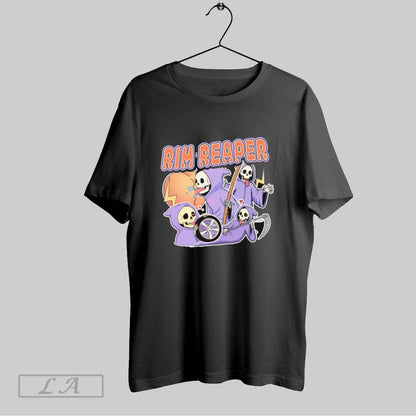 Original Rim Reaper Grim Reaper Peach Shirt Elegant Style