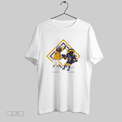 Original Robert Woods And Yg Los Angeles Rams Tank Top Retro