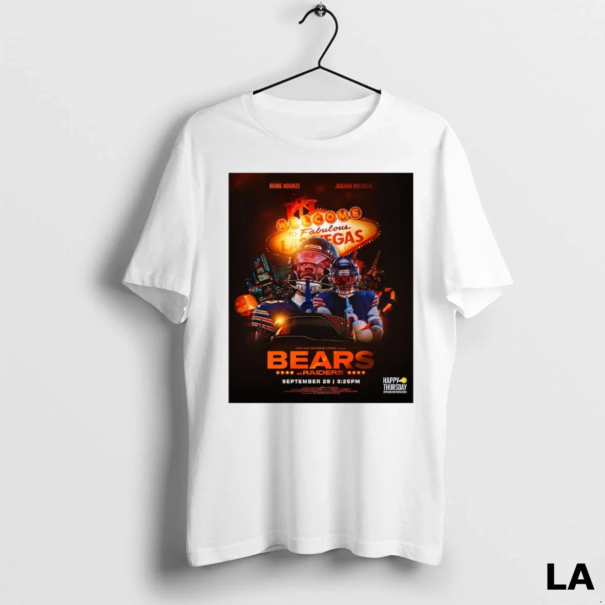 Original Rome Odunze And Jaquan Brisker Chicago Bears Las Vegas