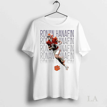 Original Ronan Hanafin Illustrated Clemson Tigers TShirt Unique