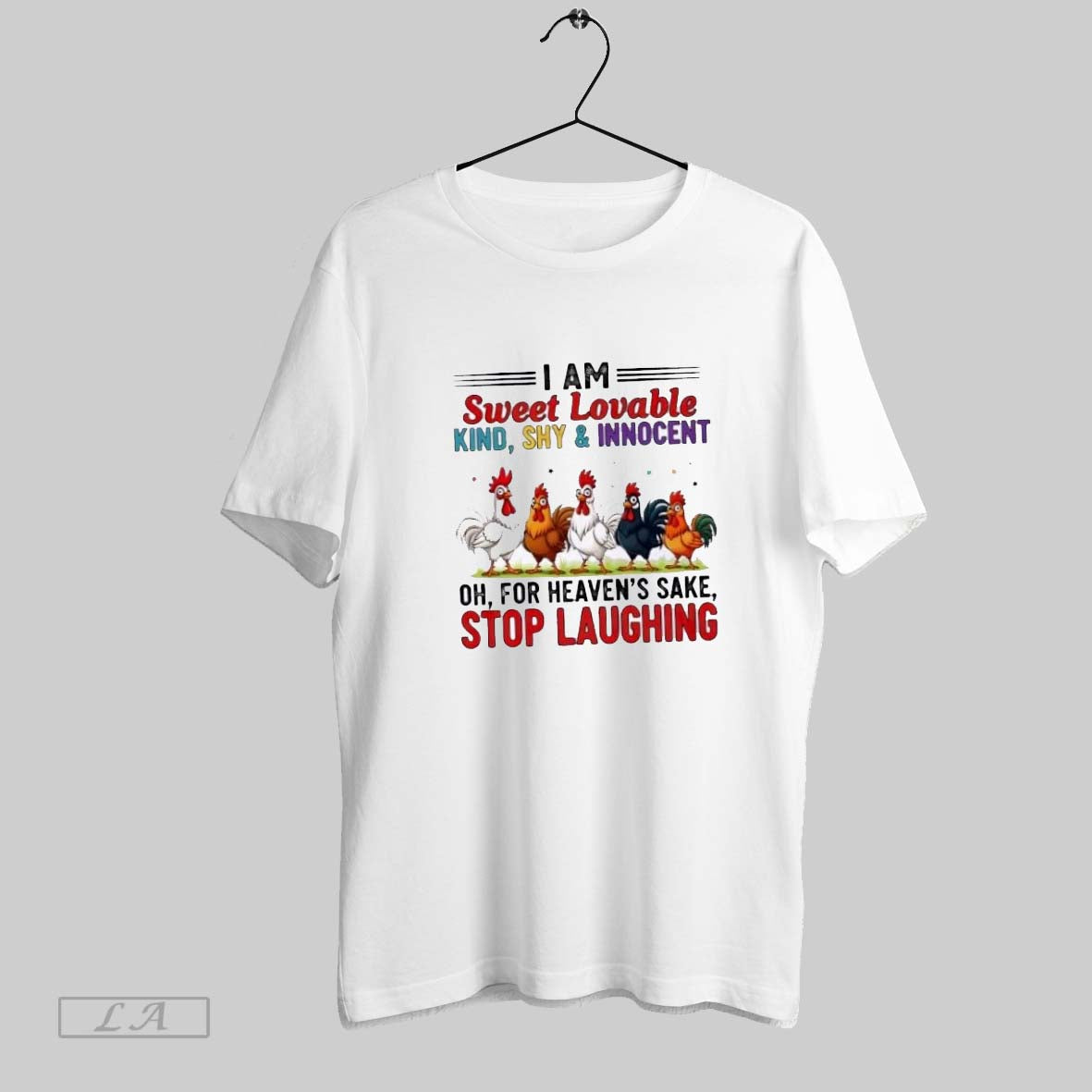 Original Roosters Im Sweet Lovable Kind Shy Innocent Oh Heavens Sake