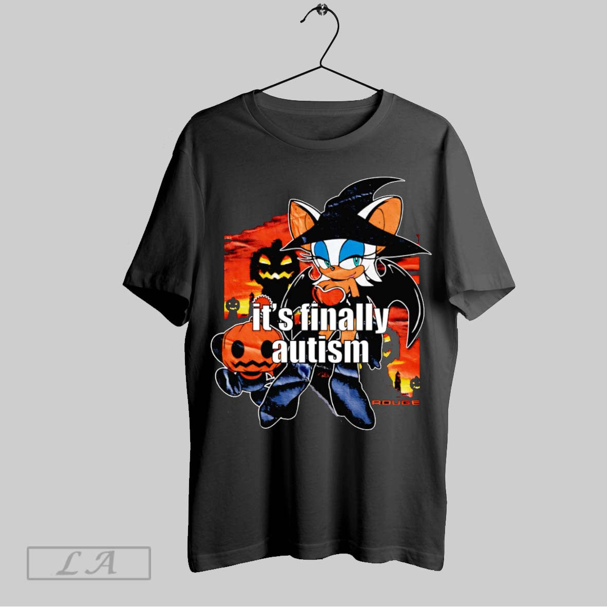 Original Rouge Its Finally Autism Tee Modern Apparel