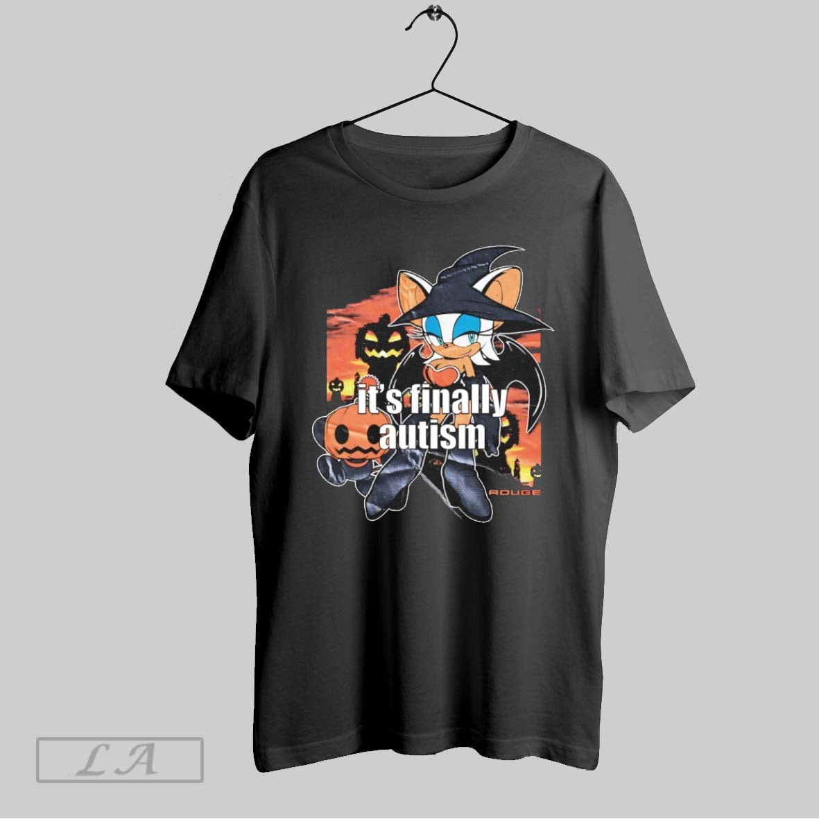 Original Rouge Bat Its Finally Autism Pumpkin Rouge Long Sleeve